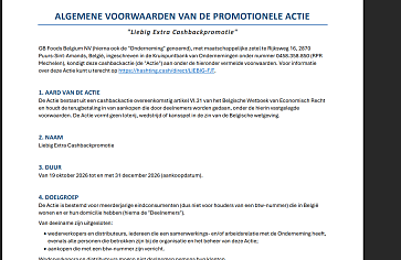🥣 Liebig Extra 100% cashback op je aankoop!