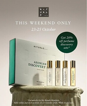 -20% Rituals parfum discovery sets