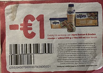 Alpro bakken en braden 500 gram voor Slechts 0,85€