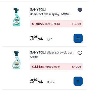 Sanytol producten -50%