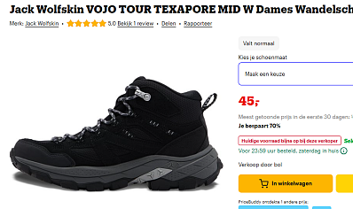 🥾 Jack Wolfskin Vojo Tour Texapore Mid dames wandelschoenen maat 37 en 39