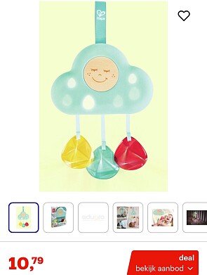 HAPE Cloud muzikaal nachtlampje