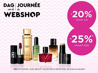 tot 25% korting voor dag van de webshop bij iciparisxl.be