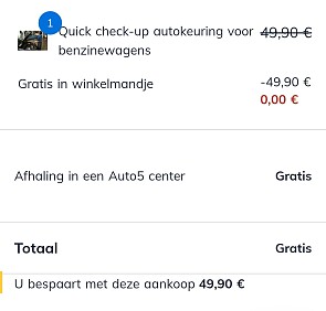 Gratis nazicht voor de keuring bij Auto 5