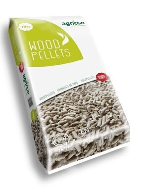 HOUTPELLETS AGRICON 15KG DIN+ PREMIUM