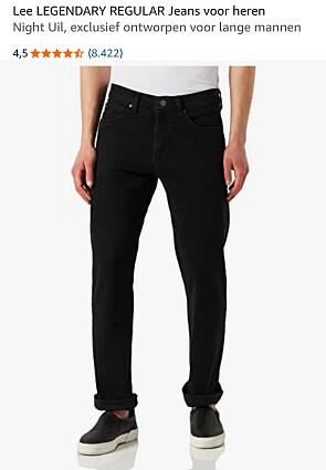 Lee zwarte jeans 19,89€