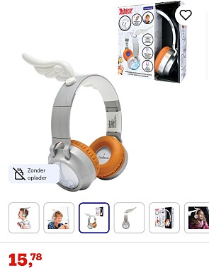 3D Asterix design Bluetooth en Bedrade Opvouwbare Koptelefoon