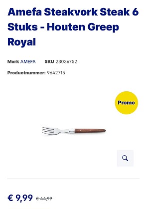 Amefa Steakvorken