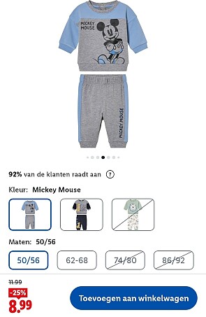 Disney joggingpak Lion King / Mickey Mouse