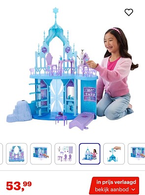 Disney Frozen Elsa IJskasteel speelset, 76 cm groot