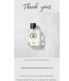 🌊 Gratis parfum staaltje Giorgio Armani Acqua di Giò Eau de Parfum!