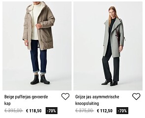 Ikks online outlet tot 1/11: Alles 70-80%