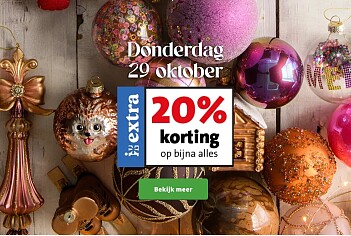 Intratuin members -20% op 29 oktober