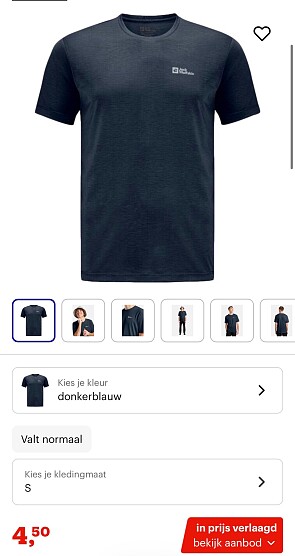 Jack wolfskin tshirt