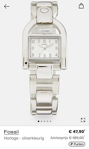 Fossil horloge 47,90€ ipv 189€!