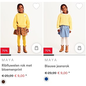 Meisjesrokje 9€