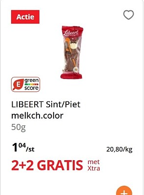 Super mooi koopje op Sint/piet van Libeert 50 gram