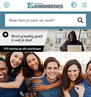 Kortingscode centrumvooravondonderwijs
