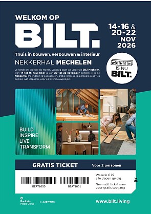 Gratis duoticket voor de beurs Bilt in Mechelen