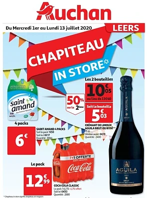Auchan Leers: "tent" actie in de winkel, oa g...