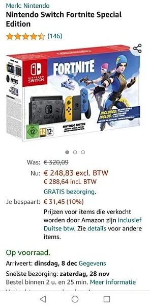 🚨Nintendo Switch koopje🚨 Limited Fortnite...