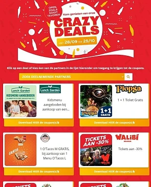 Kortingen en gratis producten bij Lunch Garde...