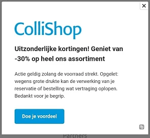 📣De Collishop uitverkoop is begonnen, -30% k...
