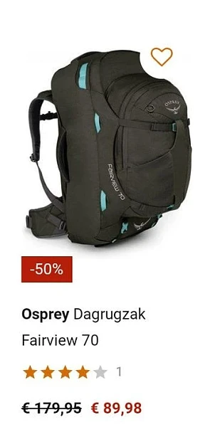 Voor de avonturiers... Osprey Fairview 70L Pr...