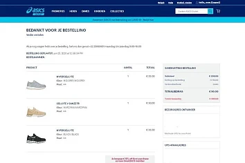 Super thursday in de Asics outletshop vandaag...
