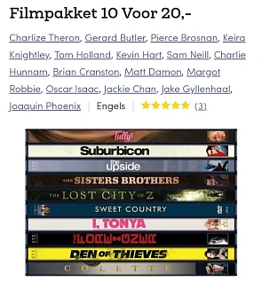 Leuk koopje op Bookspot. Pakket met 10 vrij r...