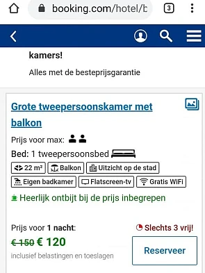 Overnachting aan zee : * via Booking.com : €1...