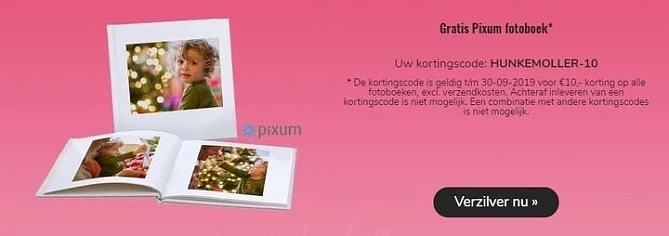 Voor wie een Pixum fotoboek kan gebruiken: 10...