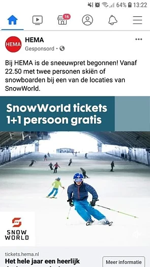 Leuke promo gevonden bij Hema 50% korting op...