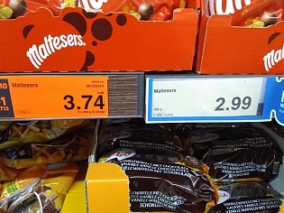 Aldi doet een promotie 1+1 gratis van Maltese...