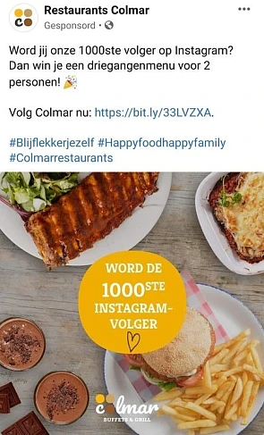Leuke promo bij colmar :)