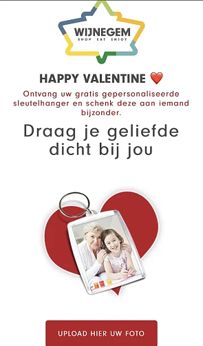 Gratis gepersonaliseerde sleutelhanger Af te...