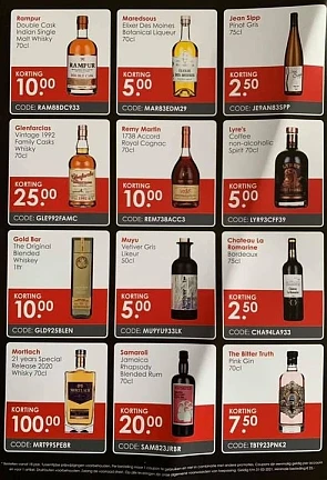 Whisky liefhebbers? Kortingscodes geldig t/m...