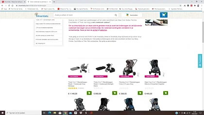 Dreambaby Koop je voor 2 maart een wandelwage...