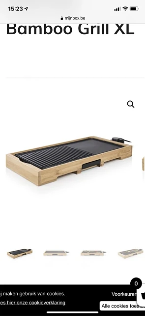 Momenteel op mijn box Bamboo grill XL voor €4...