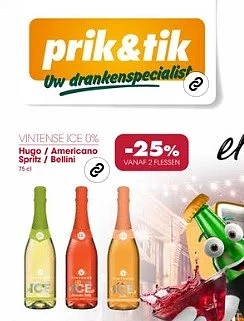 -25% op Vintense 0% Hugo - Bellini of America...