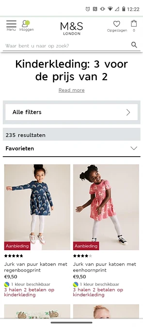 Marks & Spencer 3 voor de prijs van 2 op gese...