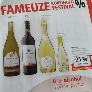 Vanaf morgen in Colruyt Vintense wijn in recl...