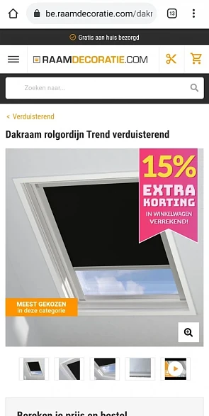Voor zei die een verduister rolgordijn voor e...