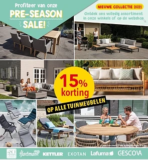 Pre-Season Sale bij Pelckmans - ideaal bij de...