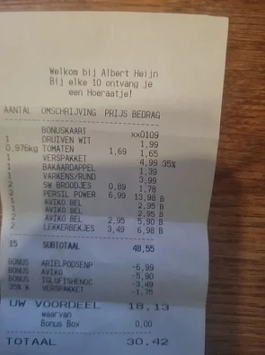 Ook zonder zin in meer bonnen kan je koopjes...