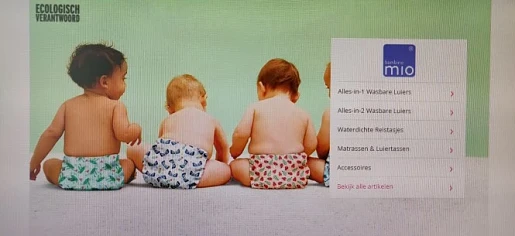 Wasbare luiers van Mio Bambino aan mooie prij...