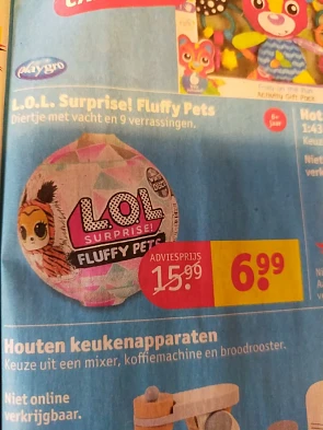 Kruidvat! Lol surprise fluffy pets! €6,99. El...