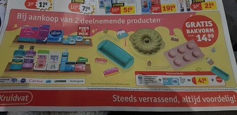 Kruidvat promo! Bij aankoop van 2 deelnemende...