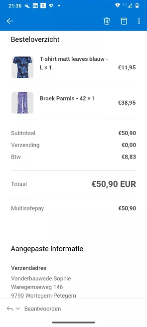 MaisonLab koopje dankzij jullie app: broek en...