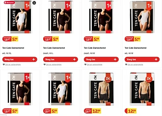 Bij Kruidvat lage prijzen op ondergoed van Te...